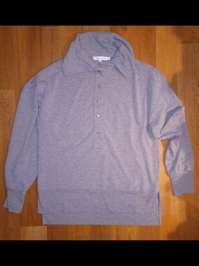 Sincerely Jules womens Heather Gray Long-Sleeve M